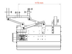 slagklipper for kompakt traktorer 120cm beitepusser lince 120 lateral