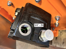 krattknuser 100cm for mini gravemaskiner hydraulisk krattknuser mod arm 100
