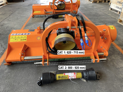 slagklipper med hydraulisk sideforskyvelse for traktorer mod jaguar 130
