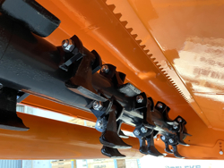 slagklipper med hydraulisk sideforskyvelse for traktorer mod jaguar 130
