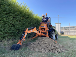 backhoe for traktor drs 1000