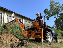 backhoe for traktor drs 1000t