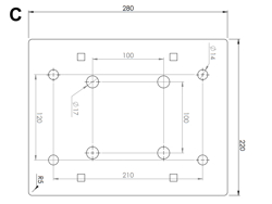 hydraulisk trekutter grebb til minigraver modell cf 10
