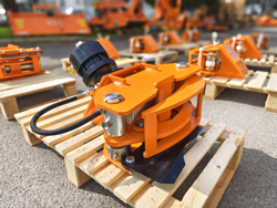 hydraulisk trekutter grebb til minigraver modell cf 10r