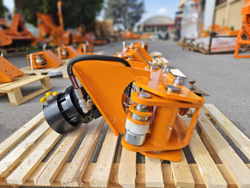 hydraulisk trekutter grebb til minigraver modell cf 10r