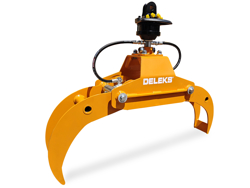 tommerklo med rotor for minigravere og skogskraner dk 10h gr 10