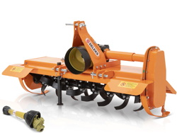 middels tung jordfreser for traktorer arbeidsbredde 125cm manuell sideforskyvning mod dfm 125