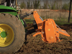 middels tung jordfreser for traktorer arbeidsbredde 125cm manuell sideforskyvning mod dfm 125