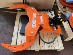hydraulisk trekutter grebb til minigraver modell cf 11r