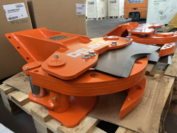 hydraulisk trekutter grebb til minigraver modell cf 11r