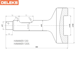 paelemeisel stampetipp for hydraulisk bryter530
