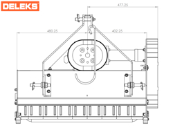 slagklipper for kompakt traktorer 80cm beitepusser lince 80