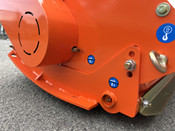 slagklipper med justerbar sideforskyvning beitepusser for middels store traktorer mod tigre 160