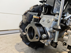 reversibel tohjulstraktor 420cc loncin bensinmotor