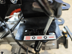 reversibel tohjulstraktor 420cc loncin bensinmotor