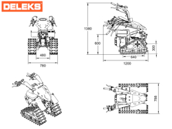reversibel tohjulstraktor 420cc kama dieselmotor zeus ltr