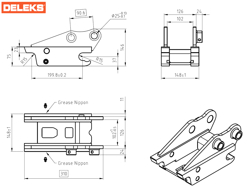 hurtigkobling til mini gravemaskin s30