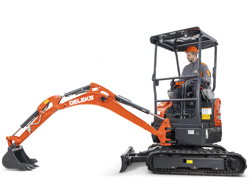 mini gravemaskin 1.8 ton s180