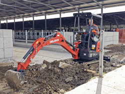 mini gravemaskin 1.8 ton s180
