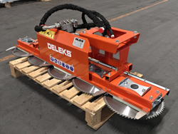 hydraulisk beskjaeringsbjelke med 5 skiver cutter5