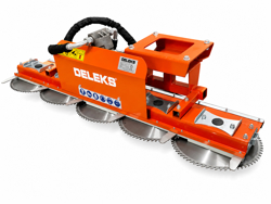 hydraulisk beskjaeringsbjelke med 5 skiver cutter5