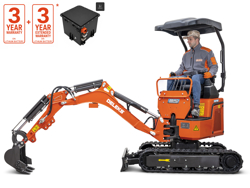 mini gravemaskin 1.2 ton e120