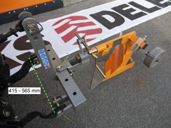 plug cu un singur brăzdar cu roată de sprijin pentru tractoare de tip goldoni sau carraro mod dp 20