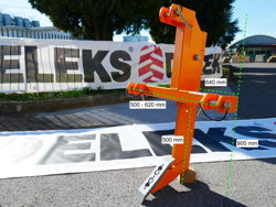 scarificator cu un dinte decompactor pentru tractor de tip kubota pasquali mod dr 30