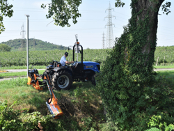 tocatoare cu brat articulat hidraulic cu tocator sau cositoare mod airone 80