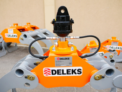 cleşte buşteni cu o capacitate de încărcare de 1000 kg cu rotor rotativ mod dk 11c gr 30