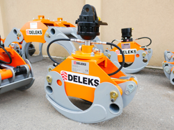 cleşte buşteni cu o capacitate de încărcare de 1000 kg cu rotor rotativ mod dk 11c gr 30