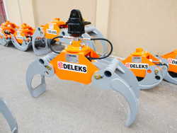 cleşte buşteni cu o capacitate de încărcare de 1000 kg cu rotor rotativ mod dk 11c gr 30