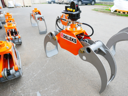 cleşte buşteni cu o capacitate de încărcare de 1000 kg cu rotor rotativ mod dk 11c gr 30