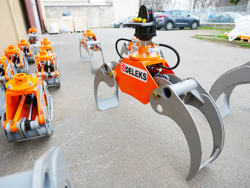 cleşte buşteni cu o capacitate de încărcare de 1000 kg cu rotor rotativ mod dk 11c gr 30