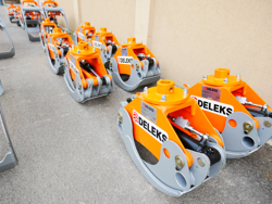 cleşte buşteni cu o capacitate de încărcare de 1000 kg cu rotor rotativ mod dk 11c gr 30