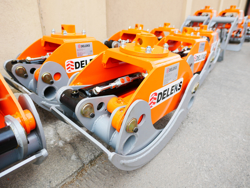 graifer trunchiuri de lemn pentru mini excavatoare sau manipulatoare hidraulice mod dk 16