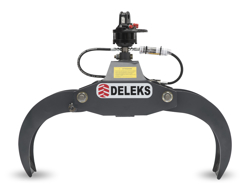 cleste hidraulic cu o capacitate de încărcare de 400 kg cu un rotor 360 pentru mini excavatoare mod dk 10 gr 10