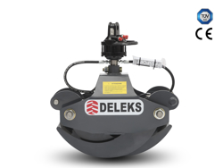 cleste hidraulic cu o capacitate de încărcare de 400 kg cu un rotor 360 pentru mini excavatoare mod dk 10 gr 10