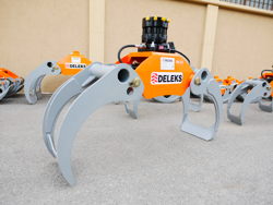 graifer forestier de 2 0 tone cu rotor flanșat pentru conectare rapidă mod dk 16 gr 55ff