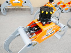 graifer forestier de 2 0 tone cu rotor flanșat pentru conectare rapidă mod dk 16 gr 55ff