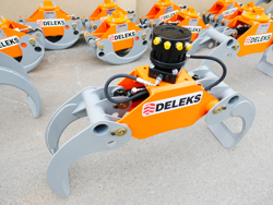 graifer forestier de 1 0 tone cu rotor flanșat pentru conectare rapidă mod dk 11c gr 30ff