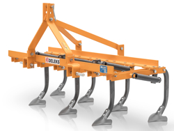 cultivator extirpator cu 7 ancore lățime 140cm dălți tip sageata mod de 140 7 v