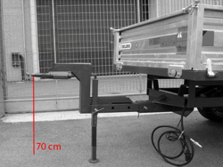 suport brat remorca de schimb 700mm
