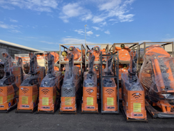 concasor cu brat montat pentru tractor cu lame mod airone 100