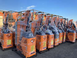 tocator hidraulic cu brat articulat cu cositoare sau tocator mod airone 60