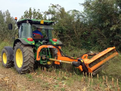 concasor acostament serie grea pentru tractoare lățime 180 cm tocator resturi mod alce 180