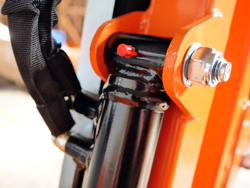 tocator hidraulic cu brat articulat cu cositoare sau tocator mod airone 180 tr