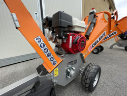tocator lemn cu tambur si motor independent pentru producția de aschii de lemn mod dk 500 honda