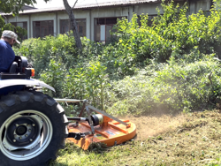 cositoare gazon montată pentru tractor tăiere de 1 2 m de asemenea reversibilă mod buggy 120c