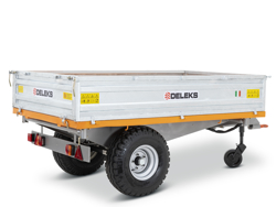 remorcă agricolă trilaterala autorizată pentru tractor mod rm 14 t3